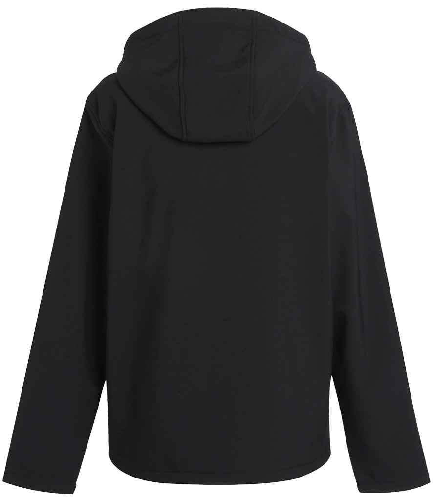 Regatta Professional RG454 Black/Classic Red Back - Soft Shell Ready to be Embroidered and Printed by Custard Workwear - Cheap Personalised and Customised Workwear in Nottinghamshire, Derbyshire and Leicestershire