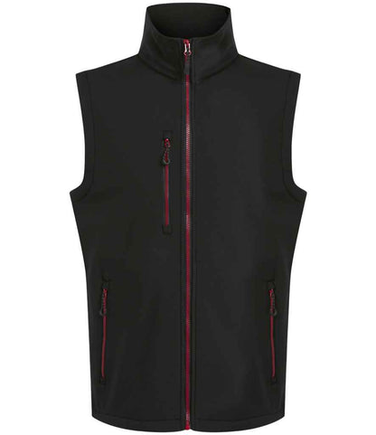 Regatta Professional RG455 Black/Classic Red Front - Bodywarmer Ready to be Embroidered and Printed by Custard Workwear - Cheap Personalised and Customised Workwear in Nottinghamshire, Derbyshire and Leicestershire