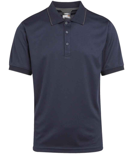 Regatta Professional RG456 Navy/Seal Grey Front - Polo Ready to be Printed by Custard Workwear - Cheap Personalised and Customised Workwear in Nottinghamshire, Derbyshire and Leicestershire
