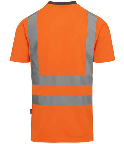 Regatta Hi-Vis RG554 Orange Back - T-Shirt Ready to be Printed by Custard Workwear - Cheap Personalised and Customised Workwear in Nottinghamshire, Derbyshire and Leicestershire