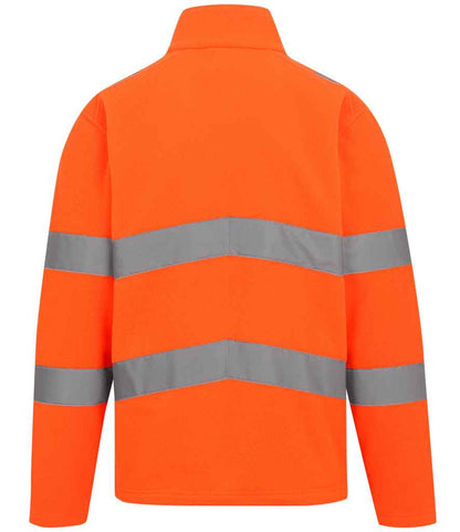Regatta Hi-Vis RG558 Orange Back - Fleece Ready to be Embroidered by Custard Workwear - Cheap Personalised and Customised Workwear in Nottinghamshire, Derbyshire and Leicestershire
