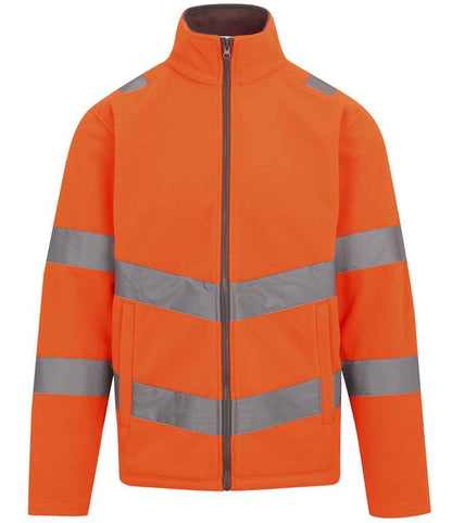 Regatta Hi-Vis RG558 Orange Front - Fleece Ready to be Embroidered by Custard Workwear - Cheap Personalised and Customised Workwear in Nottinghamshire, Derbyshire and Leicestershire