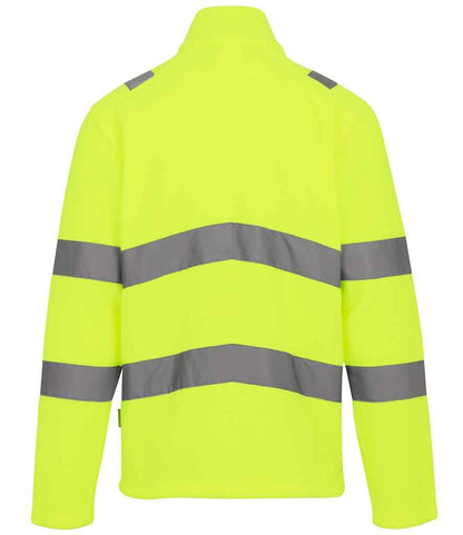 Regatta Hi-Vis RG558 Yellow Back - Fleece Ready to be Embroidered by Custard Workwear - Cheap Personalised and Customised Workwear in Nottinghamshire, Derbyshire and Leicestershire