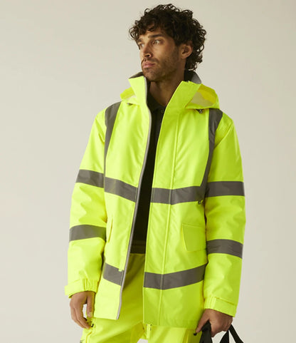 RG559 - Pro Contract High Visibility Dover Parka | Yellow