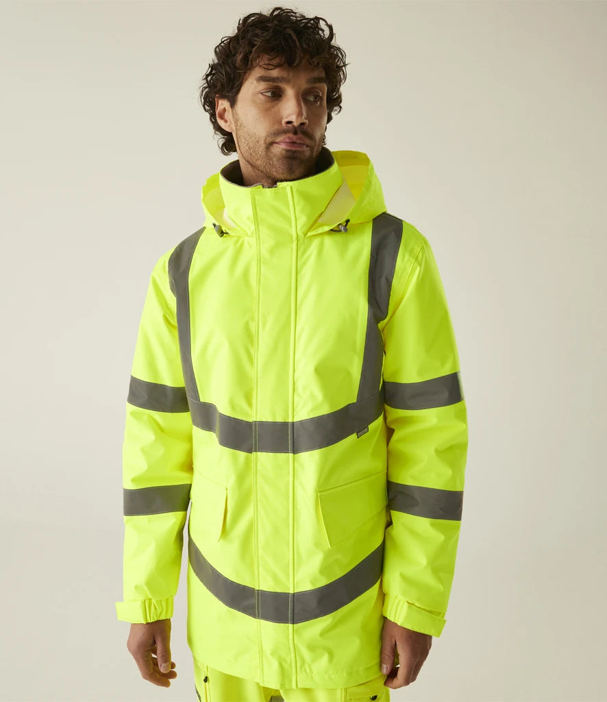 RG559 - Pro Contract High Visibility Dover Parka | Yellow