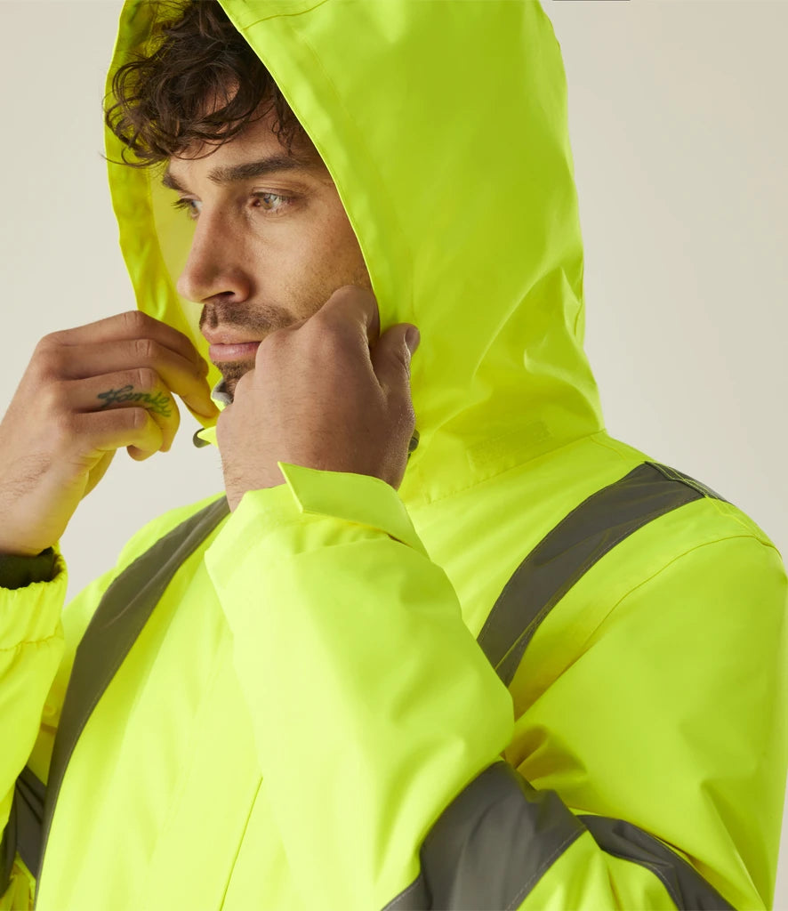 RG559 - Pro Contract High Visibility Dover Parka | Yellow
