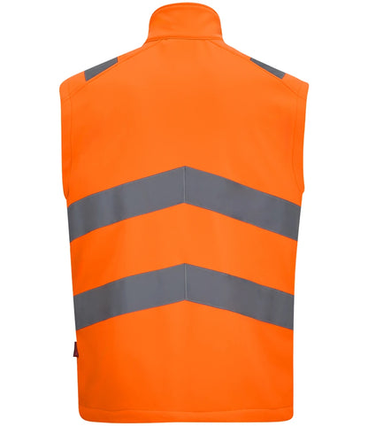 RG560 - Pro Contract High Visibility Ablaze Soft Shell Bodywarmer | Orange
