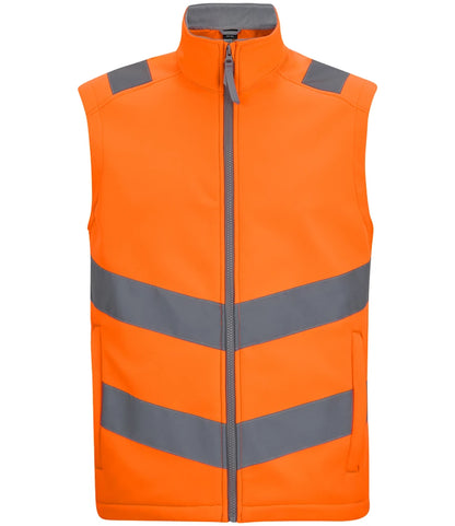 RG560 - Pro Contract High Visibility Ablaze Soft Shell Bodywarmer | Orange