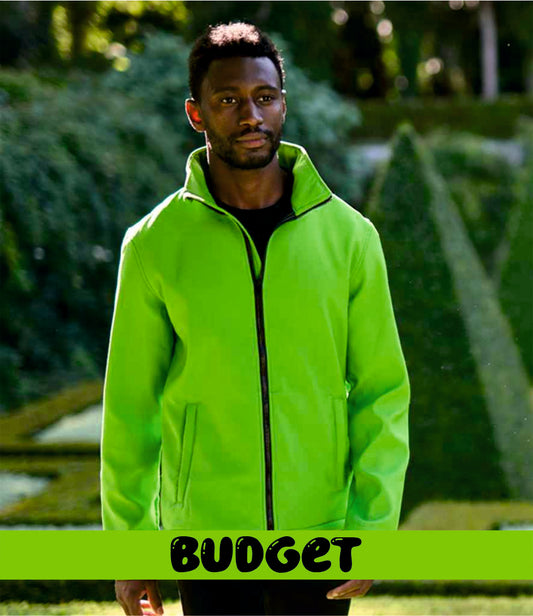 RG627 - Budget Ablaze Printable Soft Shell Jacket