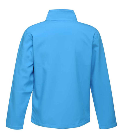 Regatta Professional RG627 French Blue/Navy Back - Soft Shell Ready to be Embroidered and Printed by Custard Workwear - Cheap Personalised and Customised Workwear in Nottinghamshire, Derbyshire and Leicestershire