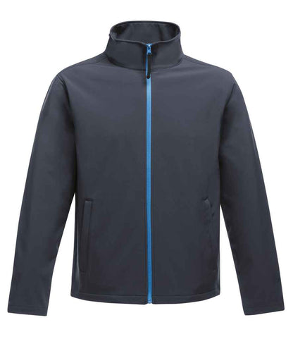 Regatta Professional RG627 Navy/French Blue Front - Soft Shell Ready to be Embroidered and Printed by Custard Workwear - Cheap Personalised and Customised Workwear in Nottinghamshire, Derbyshire and Leicestershire