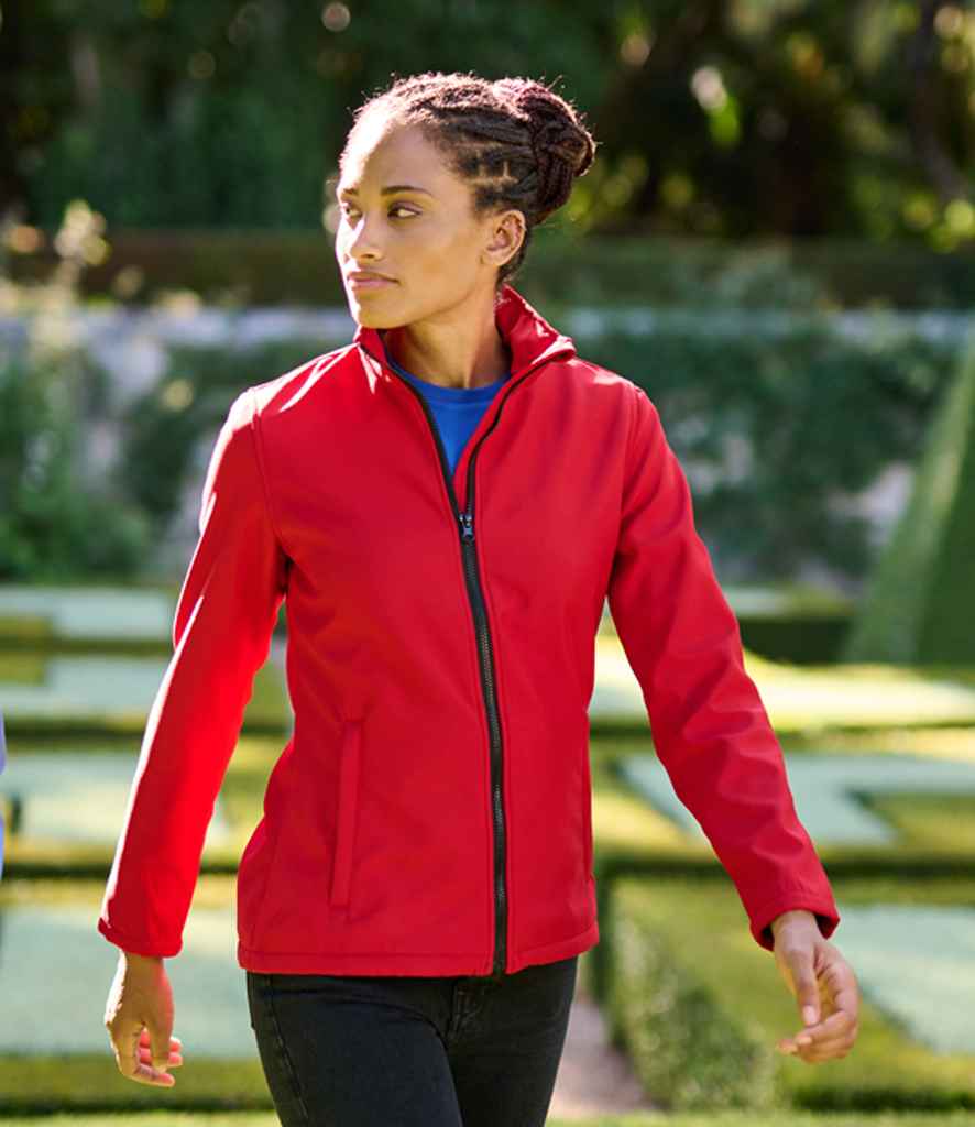 Regatta Professional RG628 Classic Red/Black Model - Soft Shell Ready to be Embroidered and Printed by Custard Workwear - Cheap Personalised and Customised Workwear in Nottinghamshire, Derbyshire and Leicestershire