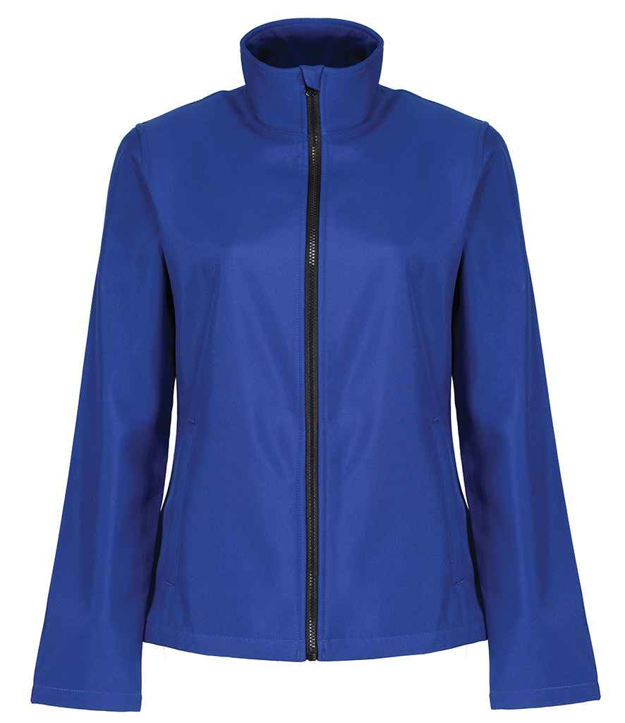 Regatta Professional RG628 New Royal Blue/Black Front - Soft Shell Ready to be Embroidered and Printed by Custard Workwear - Cheap Personalised and Customised Workwear in Nottinghamshire, Derbyshire and Leicestershire