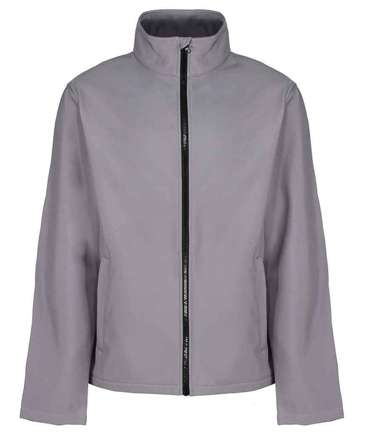 Regatta Professional RG628 Rock Grey/Black Front - Soft Shell Ready to be Embroidered and Printed by Custard Workwear - Cheap Personalised and Customised Workwear in Nottinghamshire, Derbyshire and Leicestershire