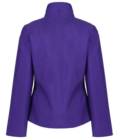 Regatta Professional RG628 Vibrant Purple/Black Back - Soft Shell Ready to be Embroidered and Printed by Custard Workwear - Cheap Personalised and Customised Workwear in Nottinghamshire, Derbyshire and Leicestershire