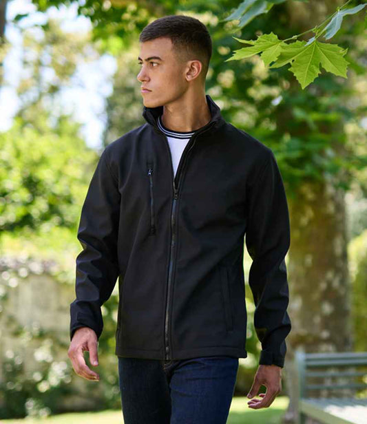 Regatta Professional RG631 Black/Black Model - Soft Shell Ready to be Embroidered and Printed by Custard Workwear - Cheap Personalised and Customised Workwear in Nottinghamshire, Derbyshire and Leicestershire