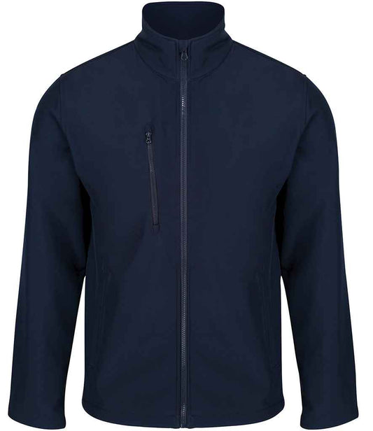 Regatta Professional RG631 Navy/Navy Front - Soft Shell Ready to be Embroidered and Printed by Custard Workwear - Cheap Personalised and Customised Workwear in Nottinghamshire, Derbyshire and Leicestershire
