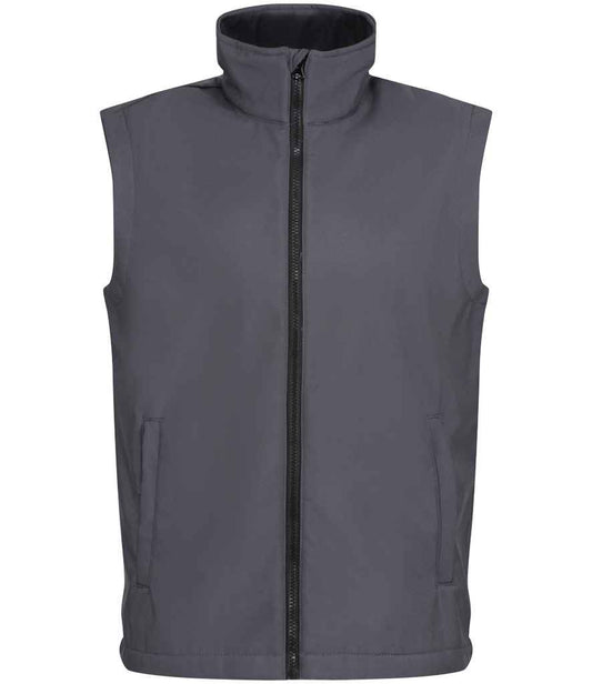 Regatta Professional RG633 Seal Grey/Black Front - Bodywarmer Ready to be Embroidered and Printed by Custard Workwear - Cheap Personalised and Customised Workwear in Nottinghamshire, Derbyshire and Leicestershire