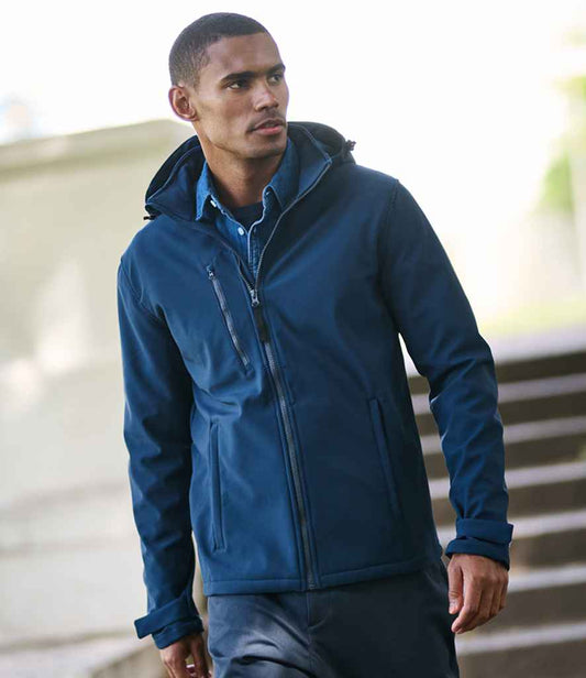 Regatta Professional RG635 Navy/Navy Model - Soft Shell Ready to be Embroidered and Printed by Custard Workwear - Cheap Personalised and Customised Workwear in Nottinghamshire, Derbyshire and Leicestershire