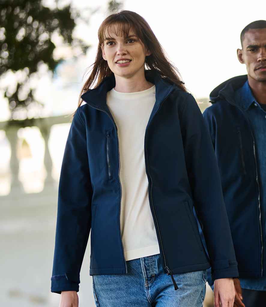 Regatta Professional RG635 Navy/Navy Model - Soft Shell Ready to be Embroidered and Printed by Custard Workwear - Cheap Personalised and Customised Workwear in Nottinghamshire, Derbyshire and Leicestershire