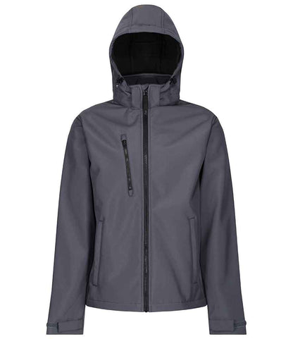 Regatta Professional RG635 Seal Grey/Black Front - Soft Shell Ready to be Embroidered and Printed by Custard Workwear - Cheap Personalised and Customised Workwear in Nottinghamshire, Derbyshire and Leicestershire