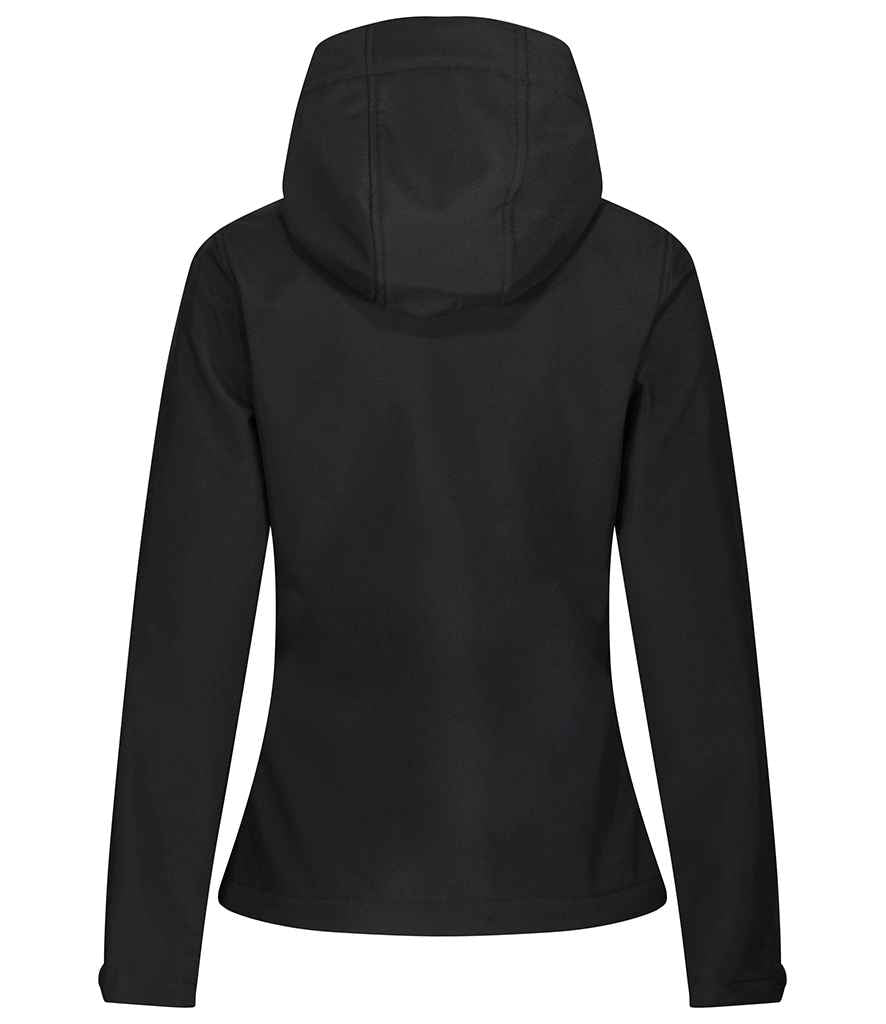 Regatta Professional RG636 Black/Classic Red Back - Soft Shell Ready to be Embroidered and Printed by Custard Workwear - Cheap Personalised and Customised Workwear in Nottinghamshire, Derbyshire and Leicestershire