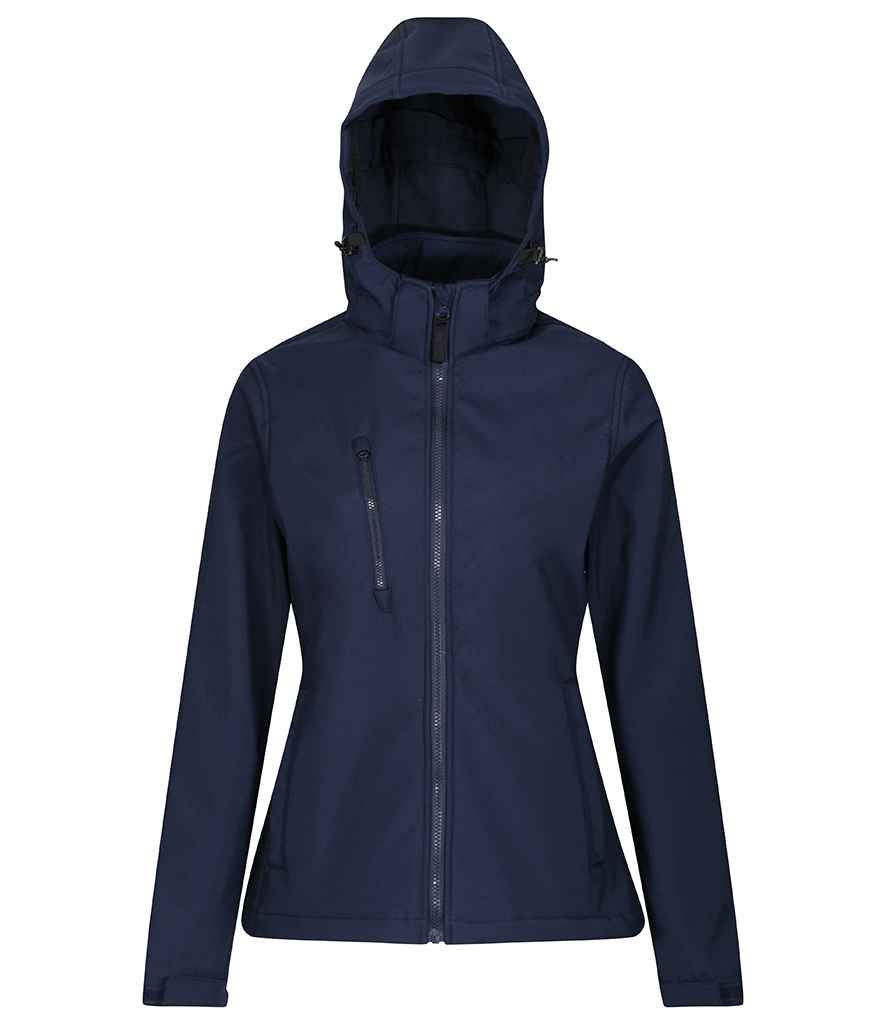 Regatta Professional RG636 Navy/Navy Front - Soft Shell Ready to be Embroidered and Printed by Custard Workwear - Cheap Personalised and Customised Workwear in Nottinghamshire, Derbyshire and Leicestershire