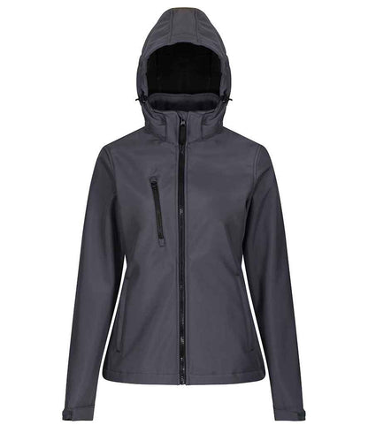 Regatta Professional RG636 Seal Grey/Black Front - Soft Shell Ready to be Embroidered and Printed by Custard Workwear - Cheap Personalised and Customised Workwear in Nottinghamshire, Derbyshire and Leicestershire