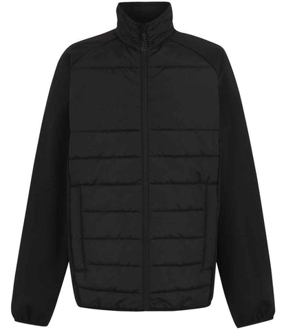 Regatta Professional RG654 Black Front - Jacket Ready to be Embroidered and Printed by Custard Workwear - Cheap Personalised and Customised Workwear in Nottinghamshire, Derbyshire and Leicestershire