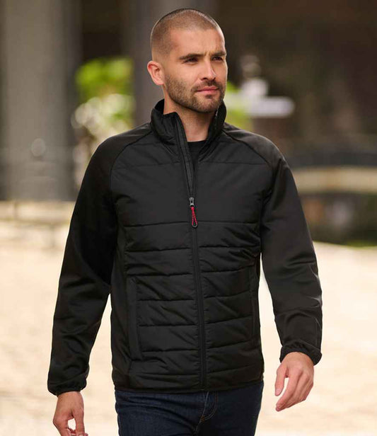 Regatta Professional RG654 Black Model - Jacket Ready to be Embroidered and Printed by Custard Workwear - Cheap Personalised and Customised Workwear in Nottinghamshire, Derbyshire and Leicestershire
