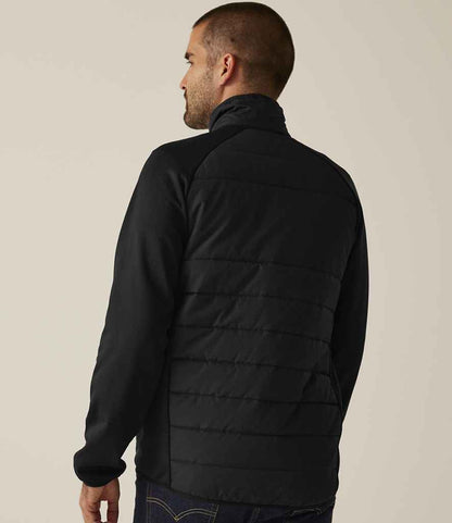 Regatta Professional RG654 Black Model - Jacket Ready to be Embroidered and Printed by Custard Workwear - Cheap Personalised and Customised Workwear in Nottinghamshire, Derbyshire and Leicestershire