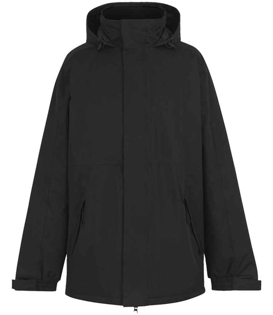 Regatta Professional RG745 Black Front - Jacket Ready to be Embroidered and Printed by Custard Workwear - Cheap Personalised and Customised Workwear in Nottinghamshire, Derbyshire and Leicestershire