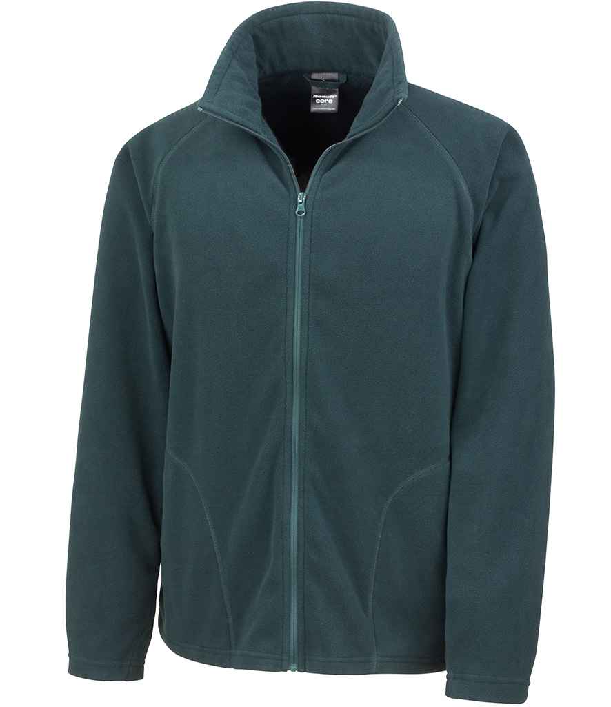 Result RS114M Forest Green Front -  Ready to be Embroidered by Custard Workwear - Cheap Personalised and Customised Workwear in Nottinghamshire, Derbyshire and Leicestershire