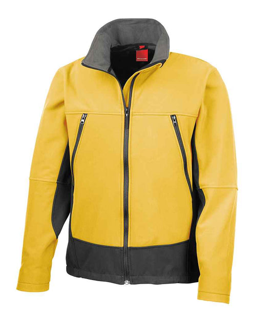 Result RS120 Sports Yellow Front -  Ready to be Embroidered and Printed by Custard Workwear - Cheap Personalised and Customised Workwear in Nottinghamshire, Derbyshire and Leicestershire