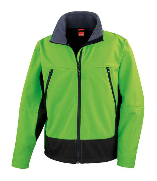 Result RS120 Vivid Green Front -  Ready to be Embroidered and Printed by Custard Workwear - Cheap Personalised and Customised Workwear in Nottinghamshire, Derbyshire and Leicestershire