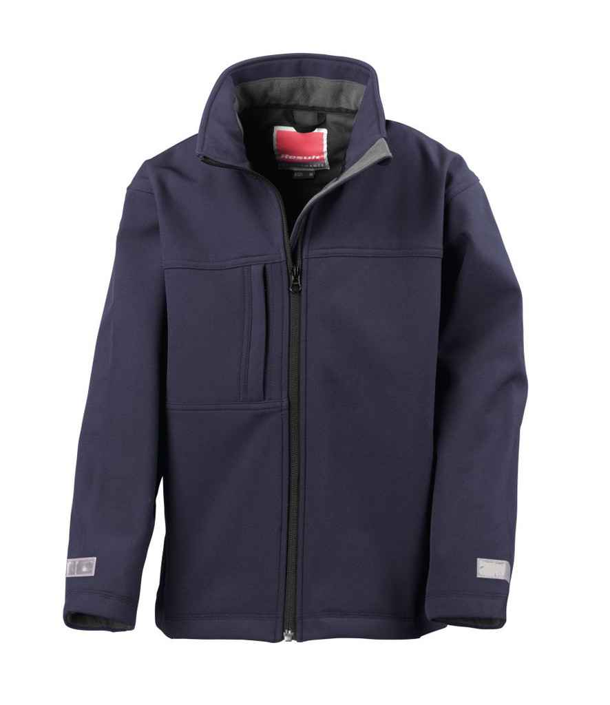 Result RS121B Navy Front -  Ready to be Embroidered and Printed by Custard Workwear - Cheap Personalised and Customised Workwear in Nottinghamshire, Derbyshire and Leicestershire