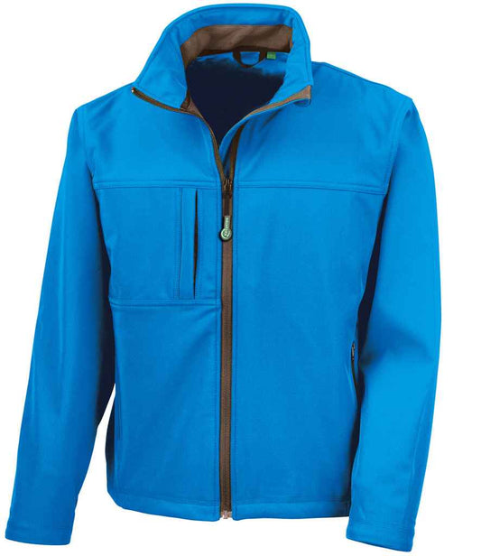 Result RS121M Azure Front -  Ready to be Embroidered and Printed by Custard Workwear - Cheap Personalised and Customised Workwear in Nottinghamshire, Derbyshire and Leicestershire