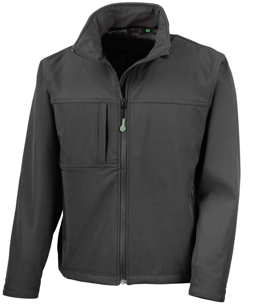 Result RS121M Black Front -  Ready to be Embroidered and Printed by Custard Workwear - Cheap Personalised and Customised Workwear in Nottinghamshire, Derbyshire and Leicestershire