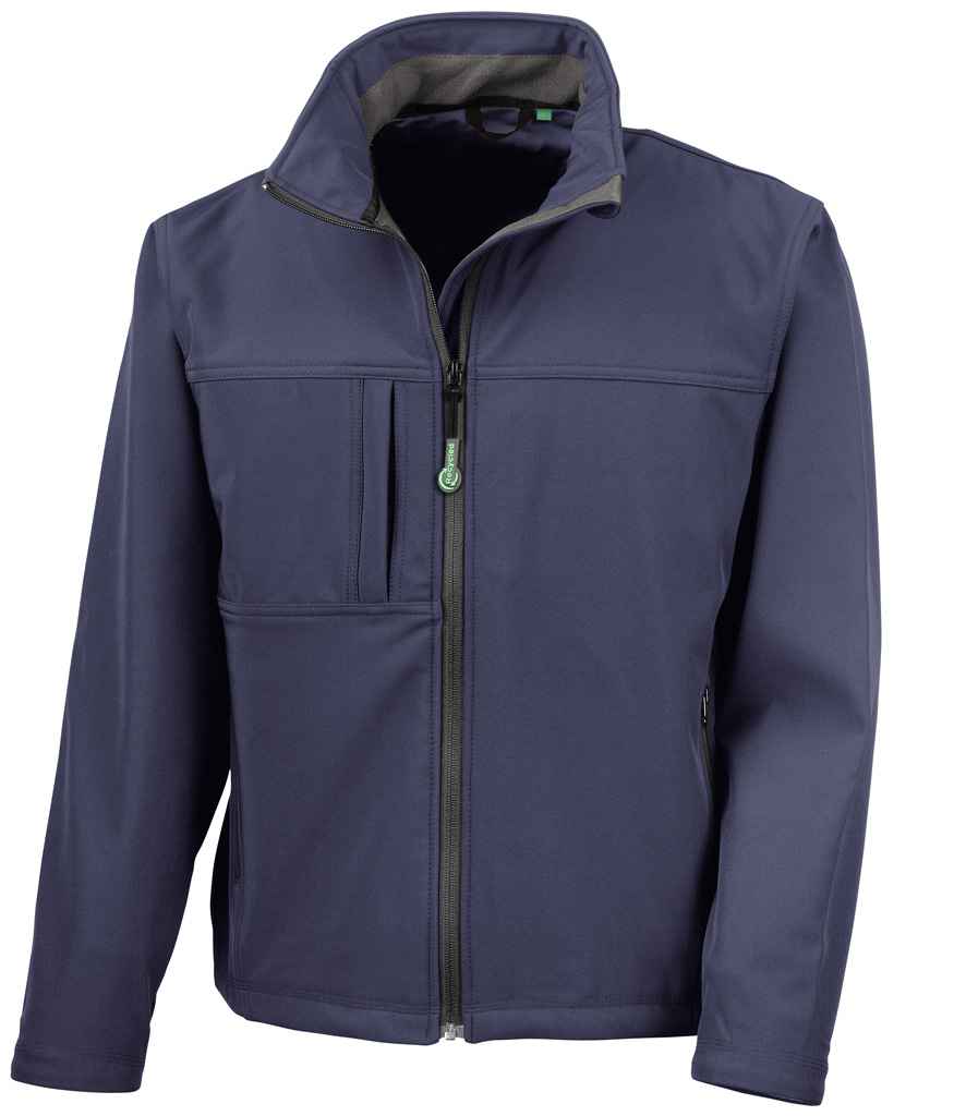 Result RS121M Navy Front -  Ready to be Embroidered and Printed by Custard Workwear - Cheap Personalised and Customised Workwear in Nottinghamshire, Derbyshire and Leicestershire