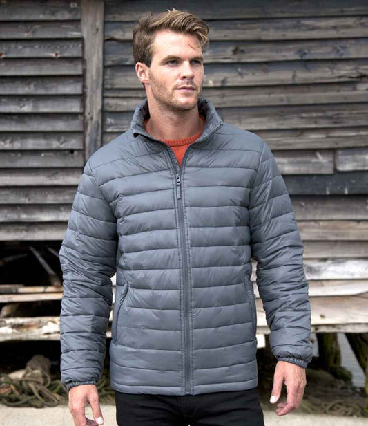 Result RS192M Grey Model -  Ready to be Embroidered by Custard Workwear - Cheap Personalised and Customised Workwear in Nottinghamshire, Derbyshire and Leicestershire