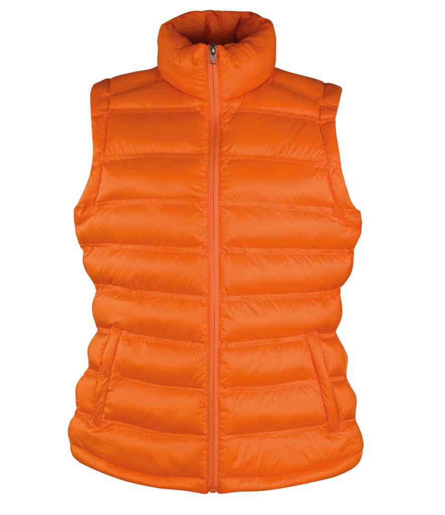 Result RS193F Orange Front -  Ready to be Embroidered by Custard Workwear - Cheap Personalised and Customised Workwear in Nottinghamshire, Derbyshire and Leicestershire