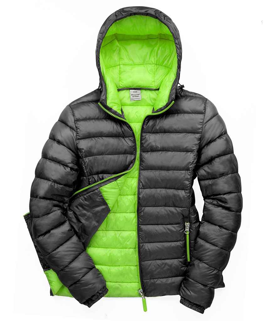 Result RS194F Black/Lime Green Front -  Ready to be Embroidered by Custard Workwear - Cheap Personalised and Customised Workwear in Nottinghamshire, Derbyshire and Leicestershire