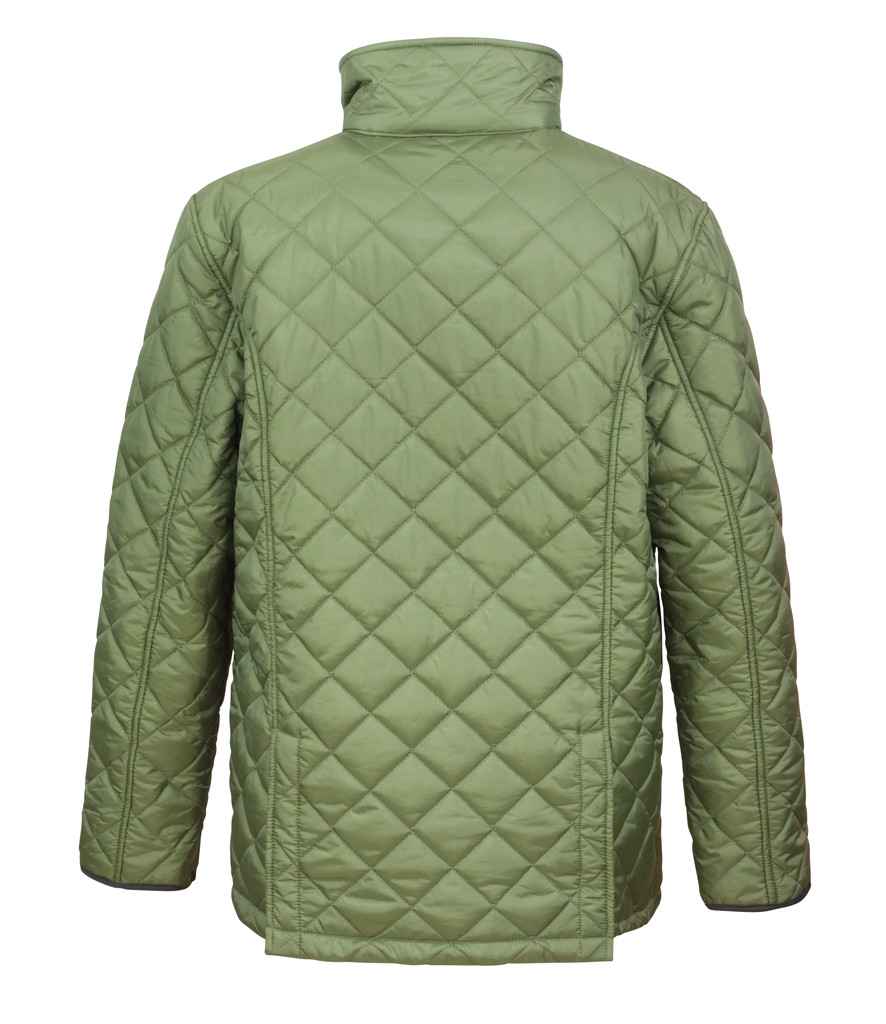 Result RS196 Olive Green Back -  Ready to be Embroidered by Custard Workwear - Cheap Personalised and Customised Workwear in Nottinghamshire, Derbyshire and Leicestershire