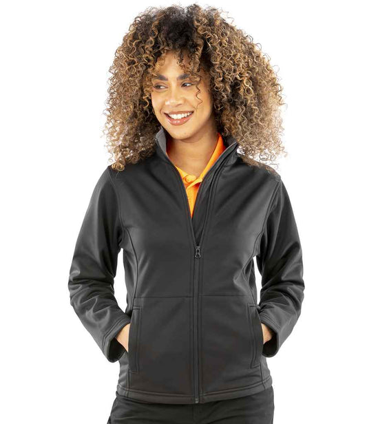 Result RS209F Black Model -  Ready to be Embroidered and Printed by Custard Workwear - Cheap Personalised and Customised Workwear in Nottinghamshire, Derbyshire and Leicestershire