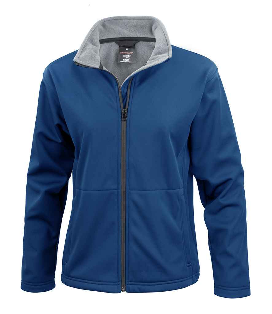 Result RS209F Navy Front -  Ready to be Embroidered and Printed by Custard Workwear - Cheap Personalised and Customised Workwear in Nottinghamshire, Derbyshire and Leicestershire