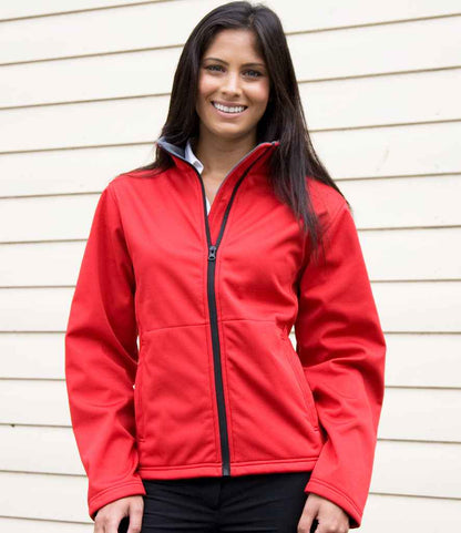 Result RS209F Red Model -  Ready to be Embroidered and Printed by Custard Workwear - Cheap Personalised and Customised Workwear in Nottinghamshire, Derbyshire and Leicestershire