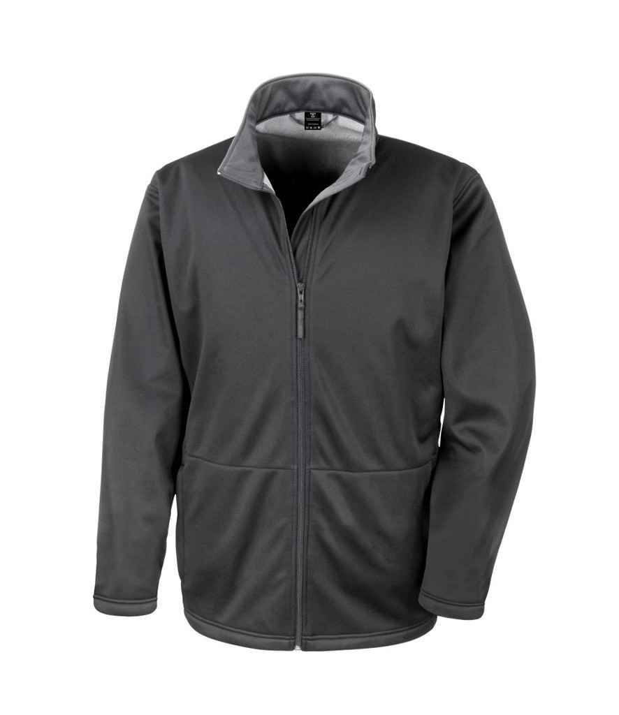 Result RS209M Black Front -  Ready to be Embroidered and Printed by Custard Workwear - Cheap Personalised and Customised Workwear in Nottinghamshire, Derbyshire and Leicestershire