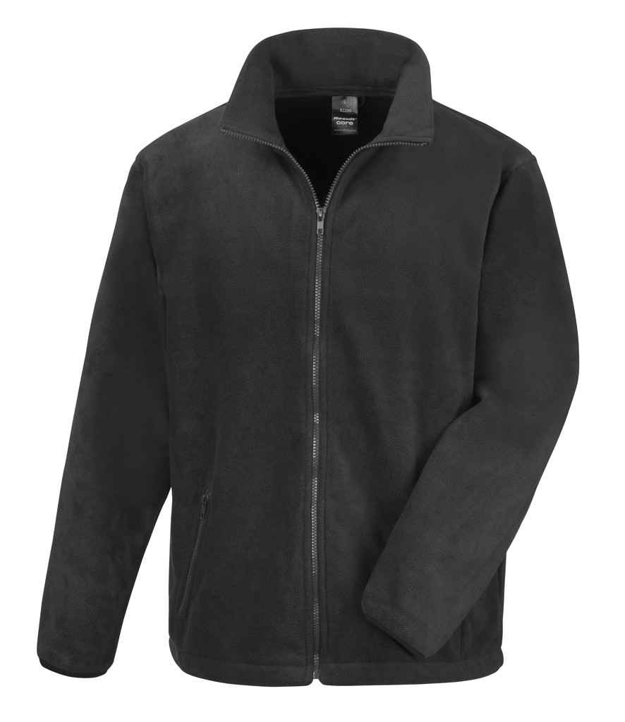 Result RS220M Black Front -  Ready to be Embroidered by Custard Workwear - Cheap Personalised and Customised Workwear in Nottinghamshire, Derbyshire and Leicestershire