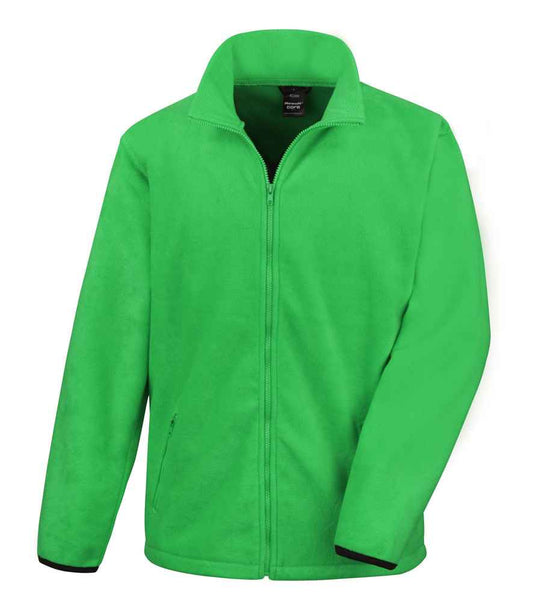 Result RS220M Vivid Green Front -  Ready to be Embroidered by Custard Workwear - Cheap Personalised and Customised Workwear in Nottinghamshire, Derbyshire and Leicestershire