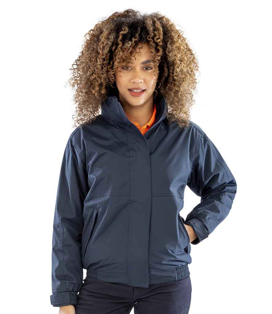Result RS221F Navy Model -  Ready to be Embroidered and Printed by Custard Workwear - Cheap Personalised and Customised Workwear in Nottinghamshire, Derbyshire and Leicestershire